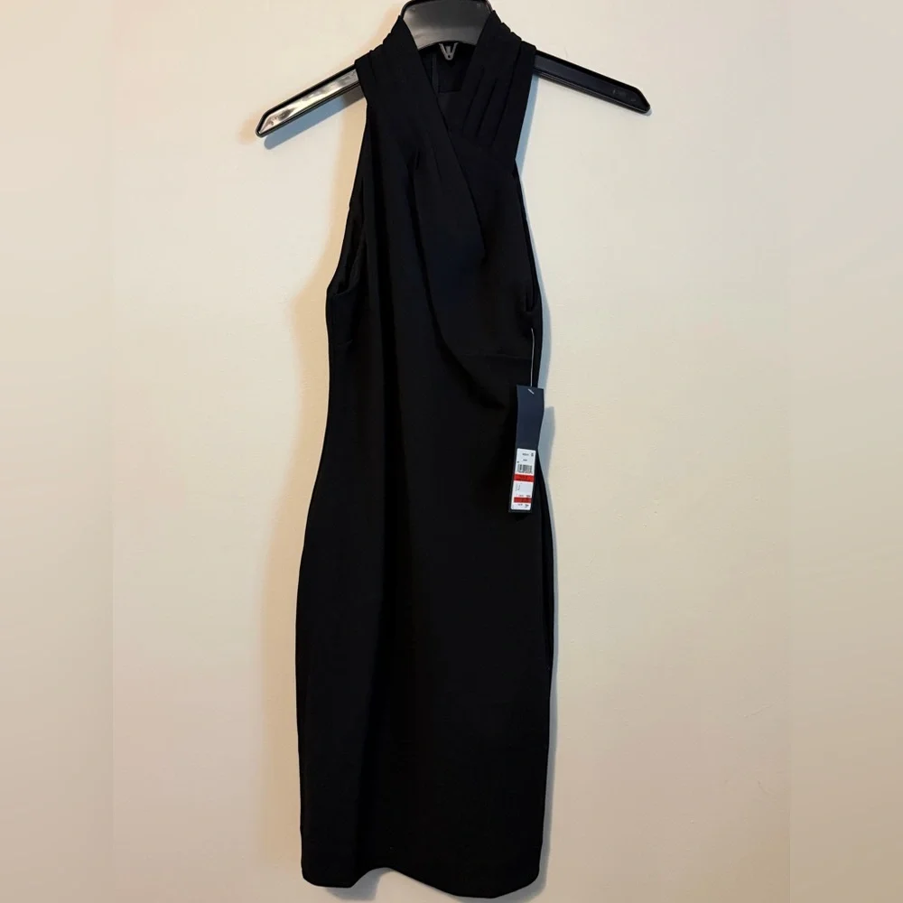 RACHEL Rachel Roy Black Sleeveless Midi Dress Women’s xxsmall NWT - Picture 2 of 7